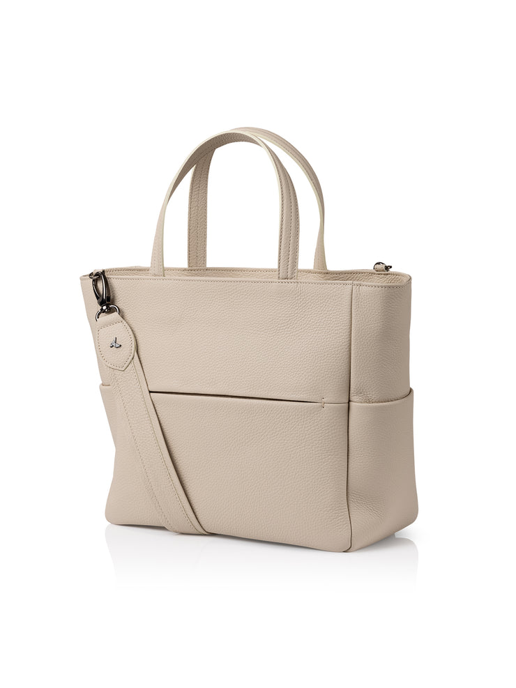 Frontansicht Damenhandtasche - Lara, Shopper, beige