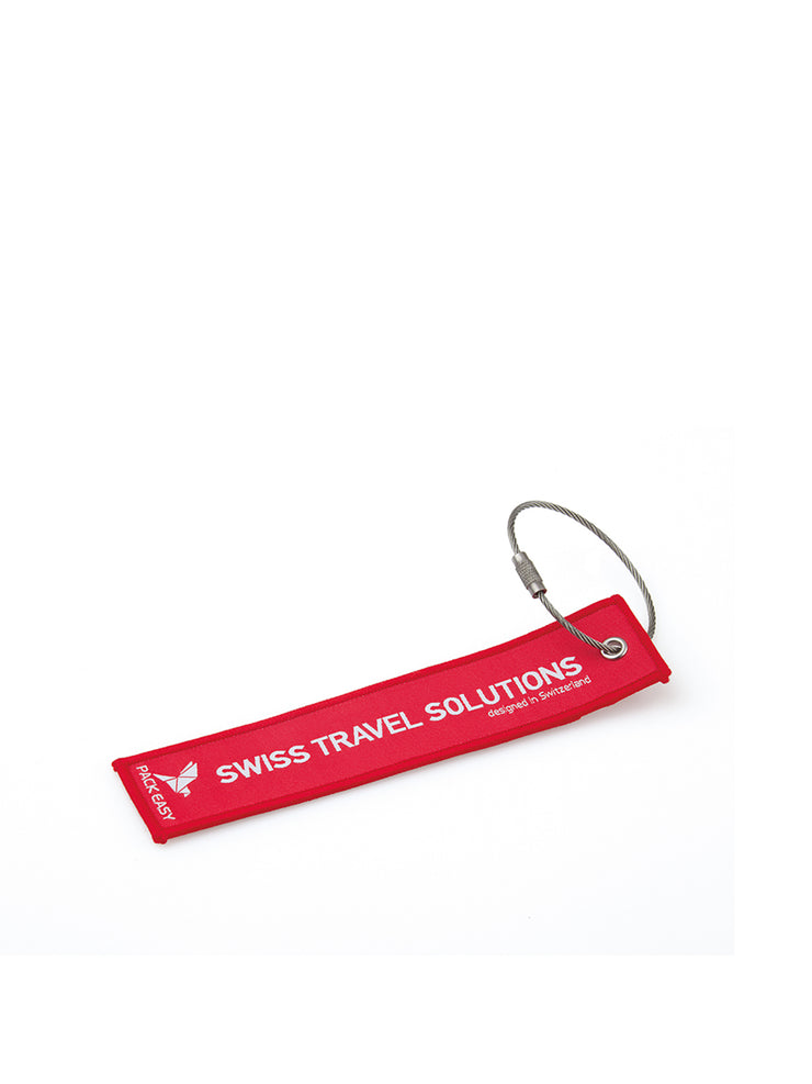 Rückseite Adressanhänger - Reisezubehör, Nametag rot