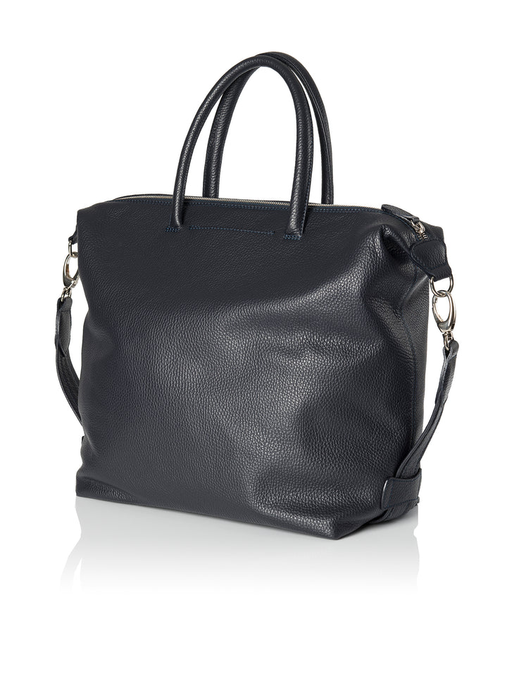 Rückseite Damenhandtasche - Lamica Schultertasche, blau