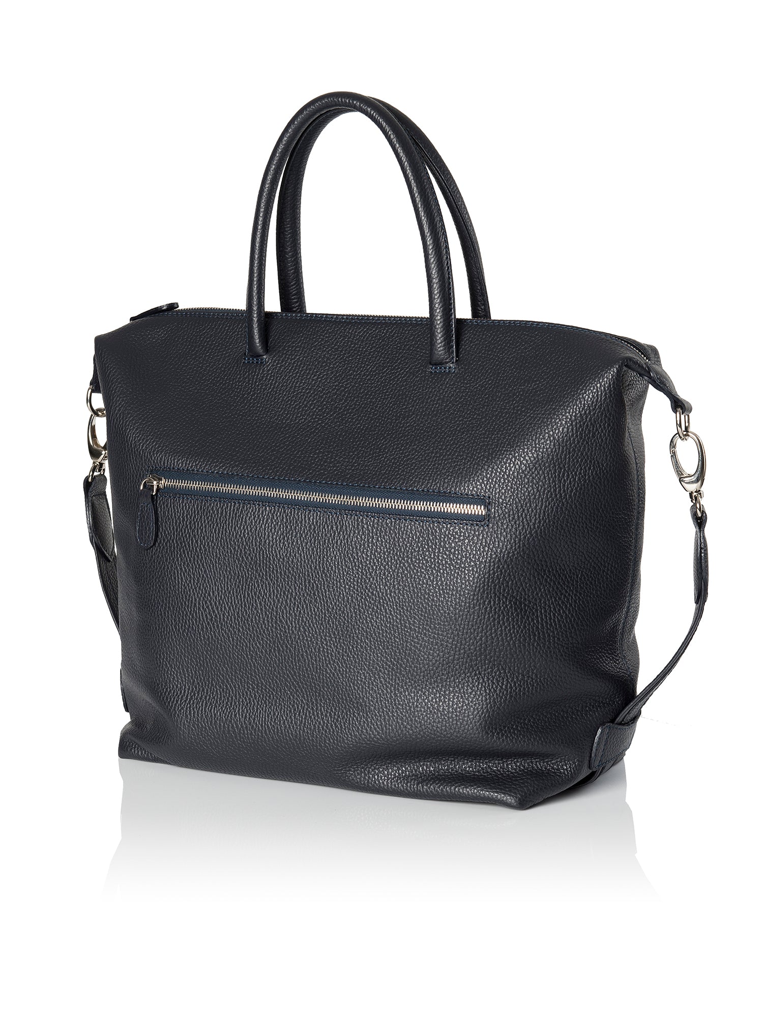 Frontansicht Damenhandtasche - Lamica Schultertasche, blau