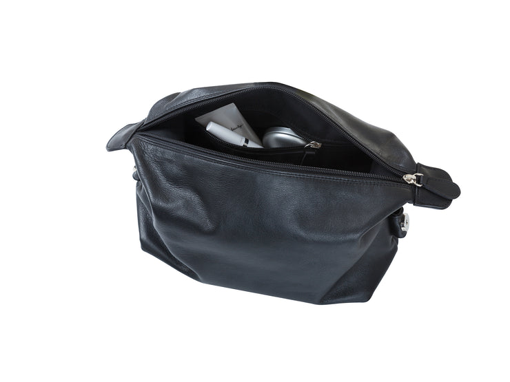 Ansicht geöffnetes Reisezubehör - Swiss Made, Nécessaire, Kosmetiktasche, schwarz