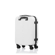 Trolley weiss, personalisierbar, Ansicht von hinten mit Schriftzug Pack Easy